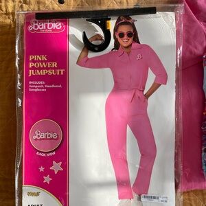 Spirit Halloween Barbie Jumpsuit Costume - Adult Small